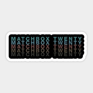 Classic Name Color Matchbox Styles Christmas 70s 80s 90s Sticker